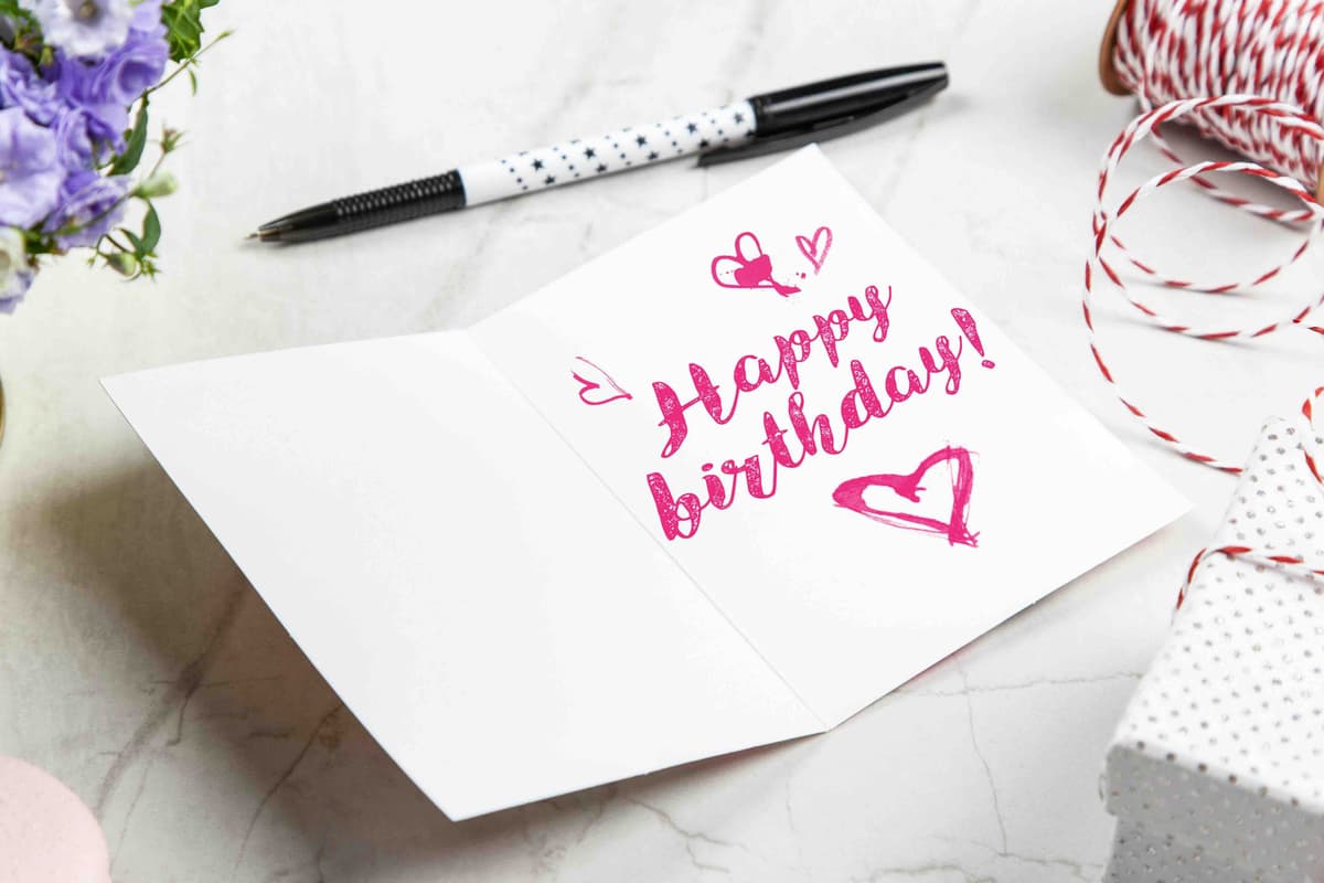 Professional birthday cards
