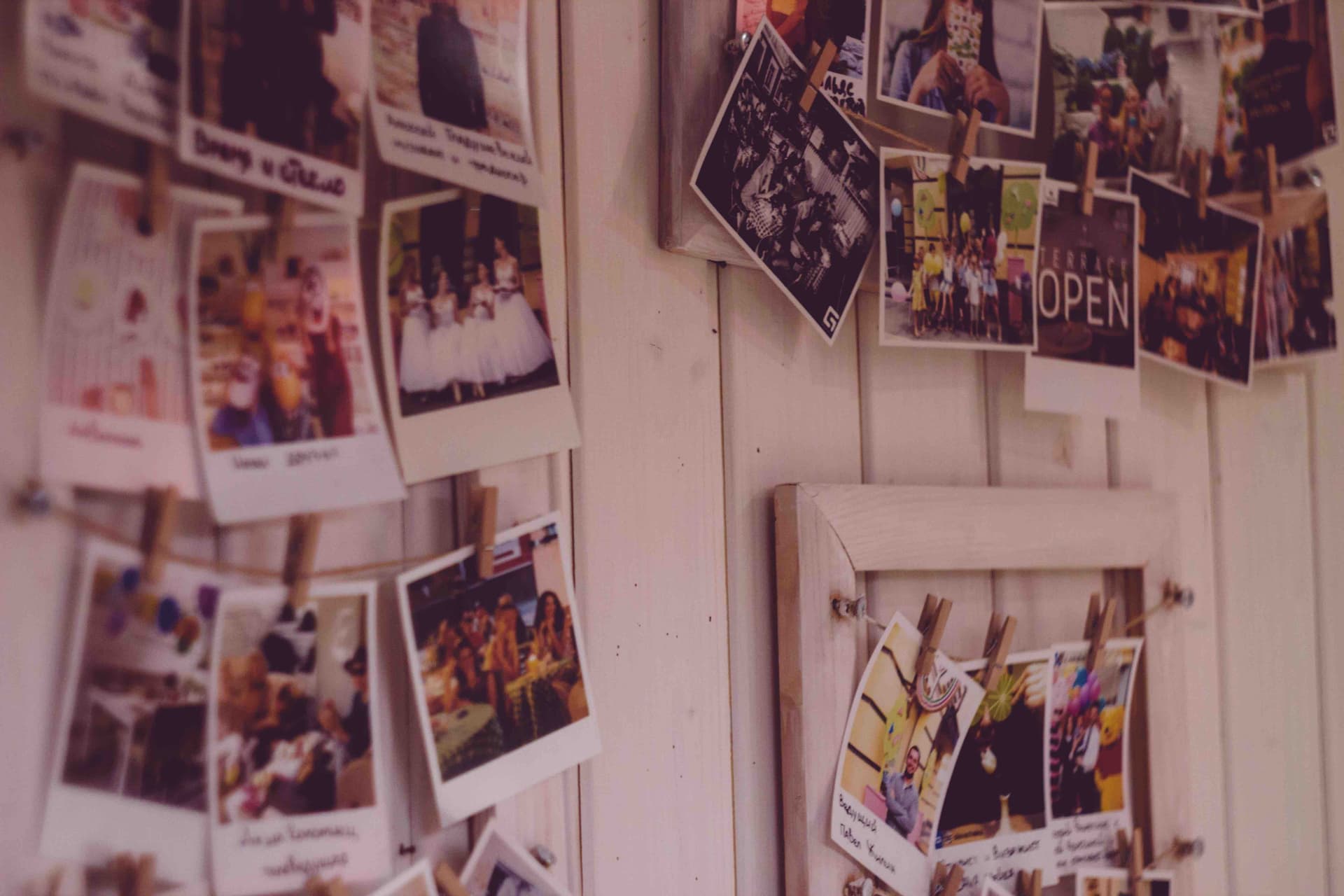 old photos and newspaper